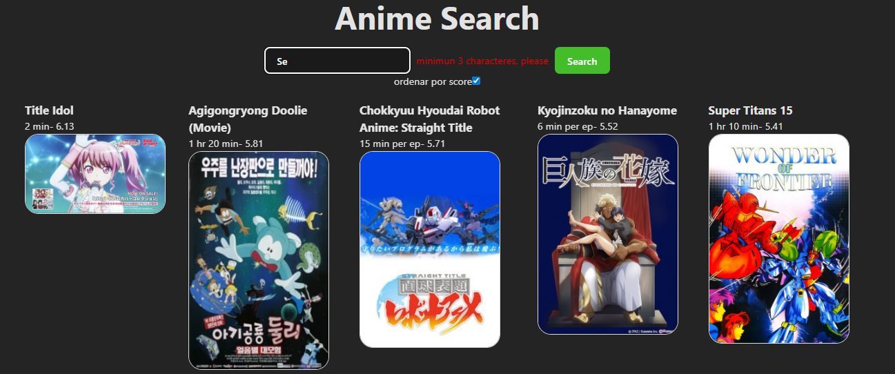 Documentación de la API